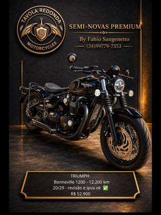 TRIUMPH BONNEVILLE BOBBER 1200 TRIUMPH BONNEVILLE BOBBER 1200